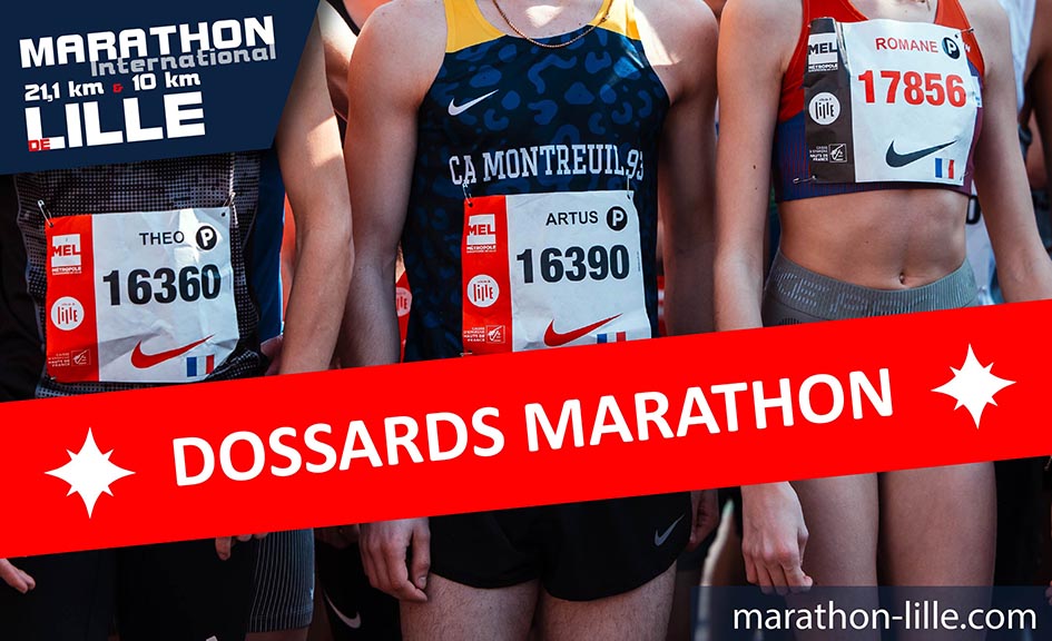Dossards Marathon de Lille – Nouvelle Information importante